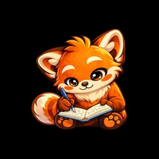 Foxalo cầm bút viết bài luyện dịch